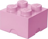 LEGO Storage Brick Storage Box - 6L - Plastique - Rose clair