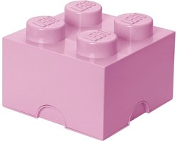 foto van Lego - Opbergbox Brick 4 - Polypropyleen - Roze