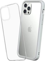 Rhinoshield MOD NX Backcover Hoesje - Geschikt voor Apple iPhone 11 Pro Max - Gsm case - Platinum Gray