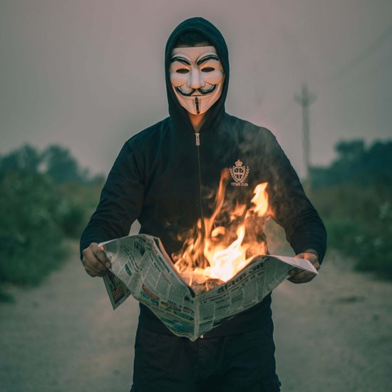 Masque Anonyme - Masque V Pour Vendetta - Masques Halloween Pour Adultes  -... | bol.com