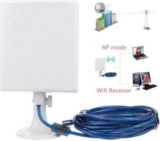 Récepteur Wifi Extérieur Haute Power outdoor - Pour PC Windows, MacOS ou  Linux 