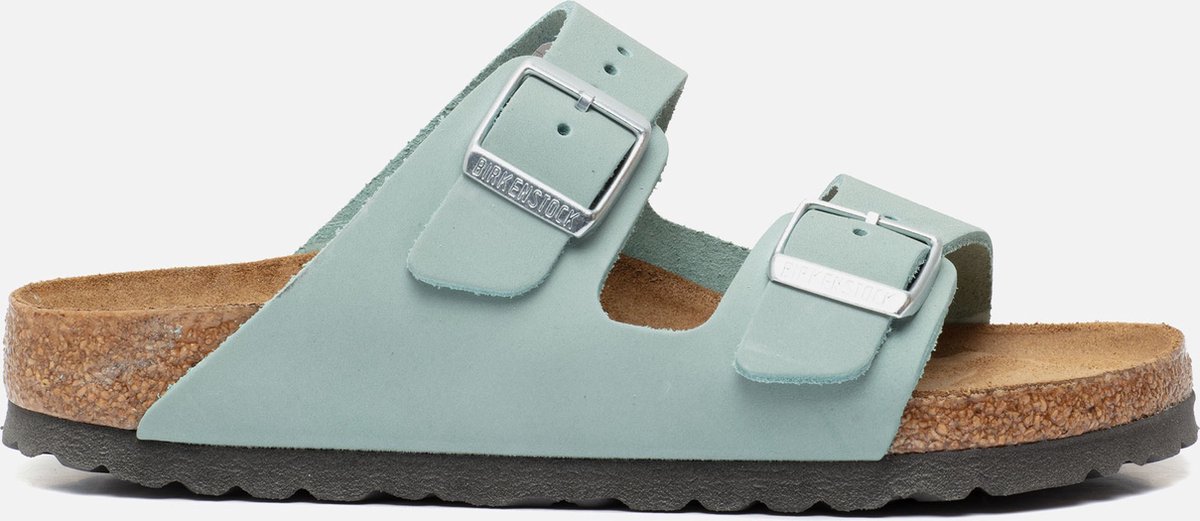 Birkenstock Arizona slippers Nubuck Dames Blauw