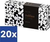 Satino - Mouchoirs en papier - Boîte à mouchoirs - cellulose 2 couches - blanc - Kleenex - 20 x 100 pièces - Pack économique