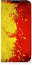 Smartphone Hoesje Geschikt voor iPhone 14 Plus Portemonnee hoesje Belgische Vlag