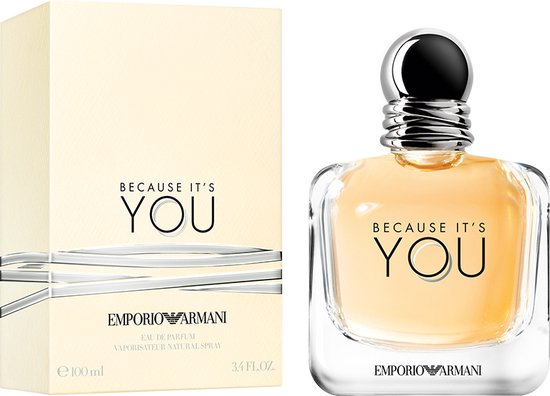Corrupt maniac Won Emporio Armani Because It's You 100 ml - Eau de Parfum - Damesparfum |  bol.com