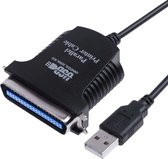 Let op type!! USB naar Parallel 1284 36 Pin Printer Adapter Kabel  Kabel Lengte: 1 meter (zwart)