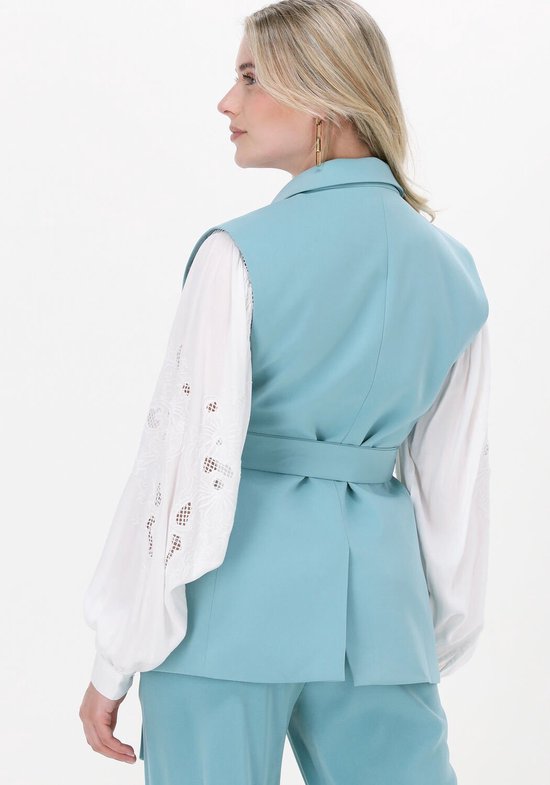 Gilet court turquoise neuf taille XXL marque Salt & Pepper étiqueté 64