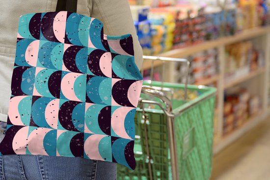 Sac bandoulière - Sac de plage - Shopper Filles - Peinture - Motifs - 40x40 cm - Sac en coton