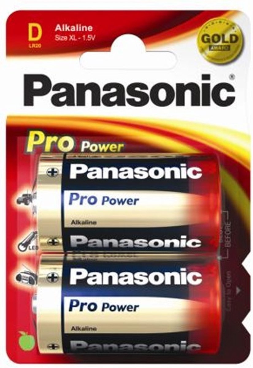 PANASONIC Pro Power LR20PPG 2x D-batterijen