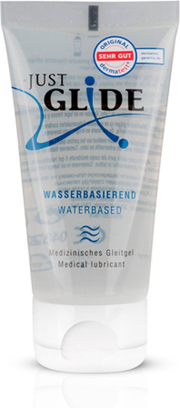 2x Just Glide  Glijmiddel op Waterbasis 50 ml