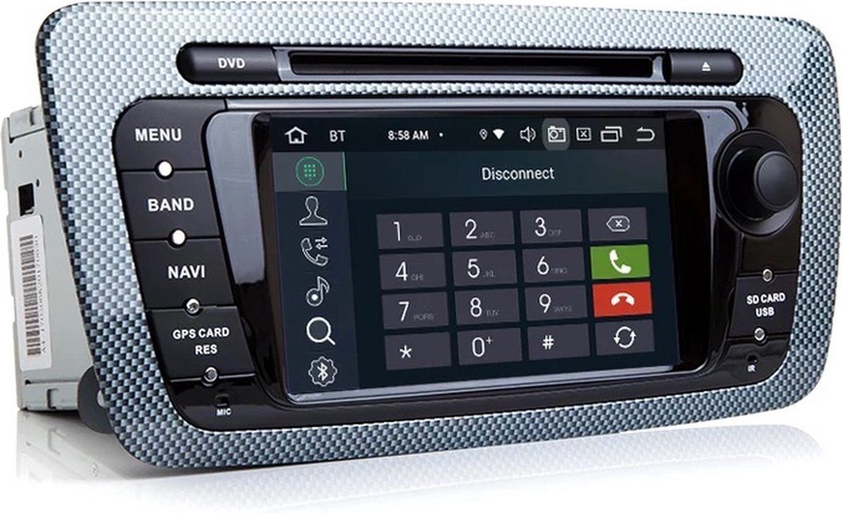CarPlay Seat Ibiza 2009-2013 Android 11 navigatie en multimediasysteem 2+16GB