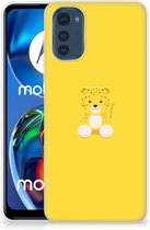 Hippe Hoesjes Motorola Moto E32 Telefoon Hoesje Baby Leopard