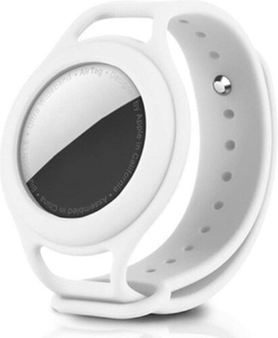 Tip Sterke Airtag Armband voor Kinderen Wit ZONDER AIRTAG Armband Stijlvol