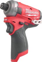 Bol.com Milwaukee M12 FQID-0 FUEL12V Li-Ion accu hydraulische slagschroevendraaier body aanbieding