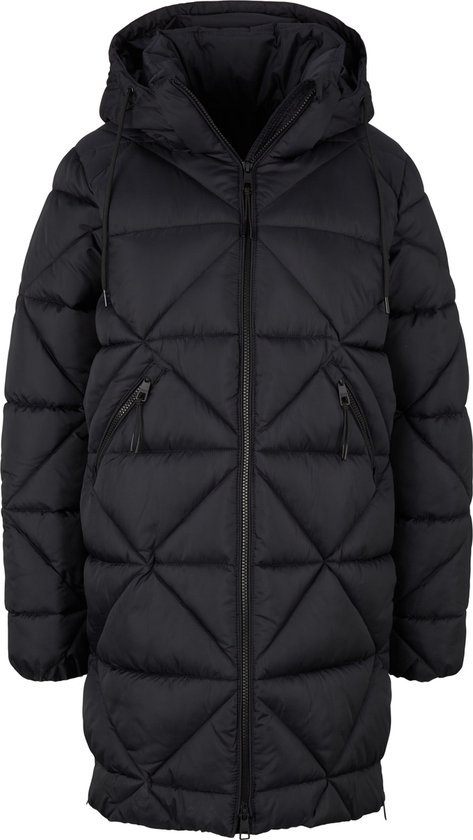 Bouclé capejas in 2 in 1 look door Tom Tailor Bouclé capejas in 2 in 1 look door Tom Tailor