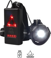 Lampe de course - Lampe de poitrine 500 lumens - Rechargeable par USB - 2 positions