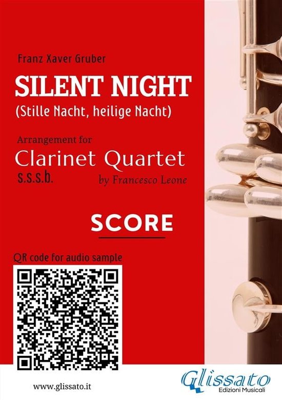 Quartet score of "Silent Night" (ebook), Franz Xaver Gruber