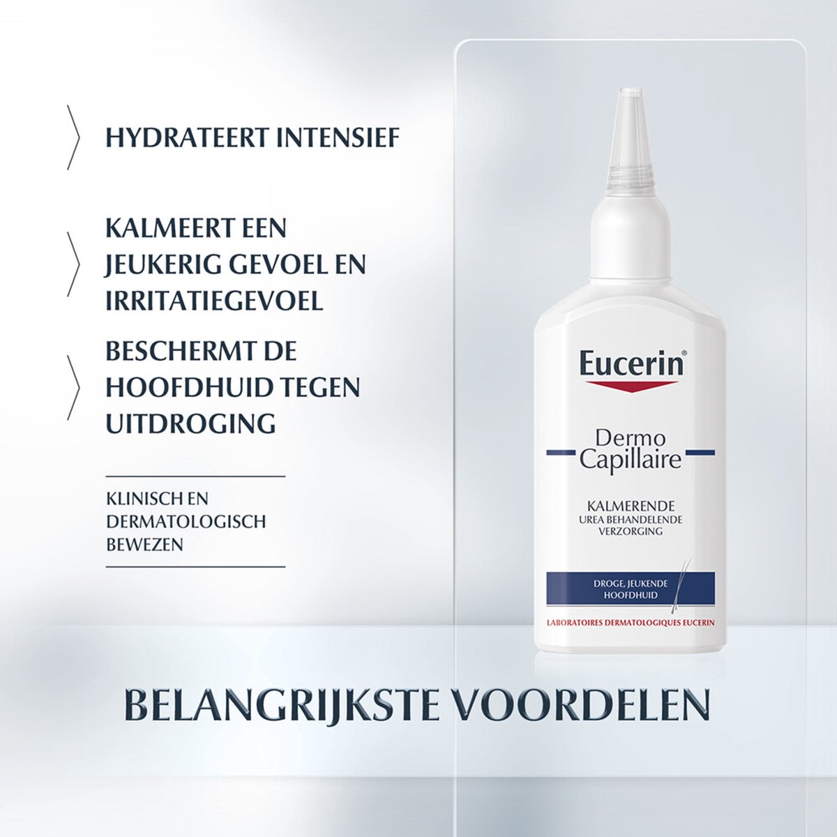 Eucerin - DermoCapillaire Kalmerende Urea Behandelende Verzorging - 12 x 100 ml - Voordeelverpakking