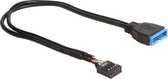 Pin Header USB3.0 - USB2.0 adapter - 0,60 meter