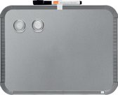 Nobo Q-Home Slim-Line Plate Argent 22x28cm - Affichage