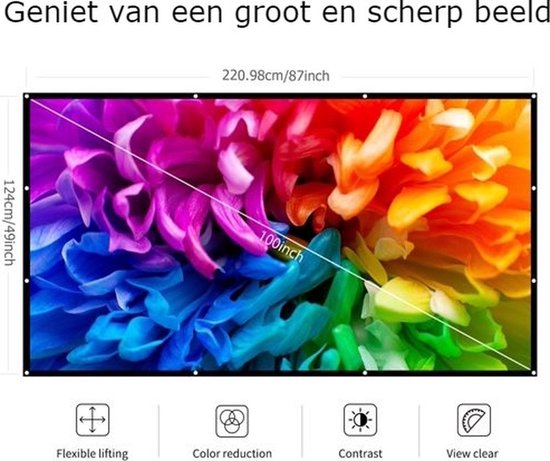 Projectiescherm met statief 4:3 50'' kopen