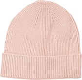 Lichtroze beanie - damesmuts - wintermuts roze - fijngebreid - knitwear 2022/2023 - one size - STUDIO Ivana
