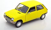 Het 1:18 Diecast model van de Renault R5 van 1974 in Yellow. De fabrikant van het schaalmodel is Norev.This model is alleen online beschikbaar