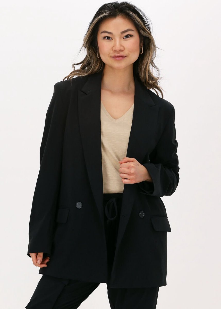 Penn & Ink S22m-logan Blazers Dames - Zwart - Maat 40