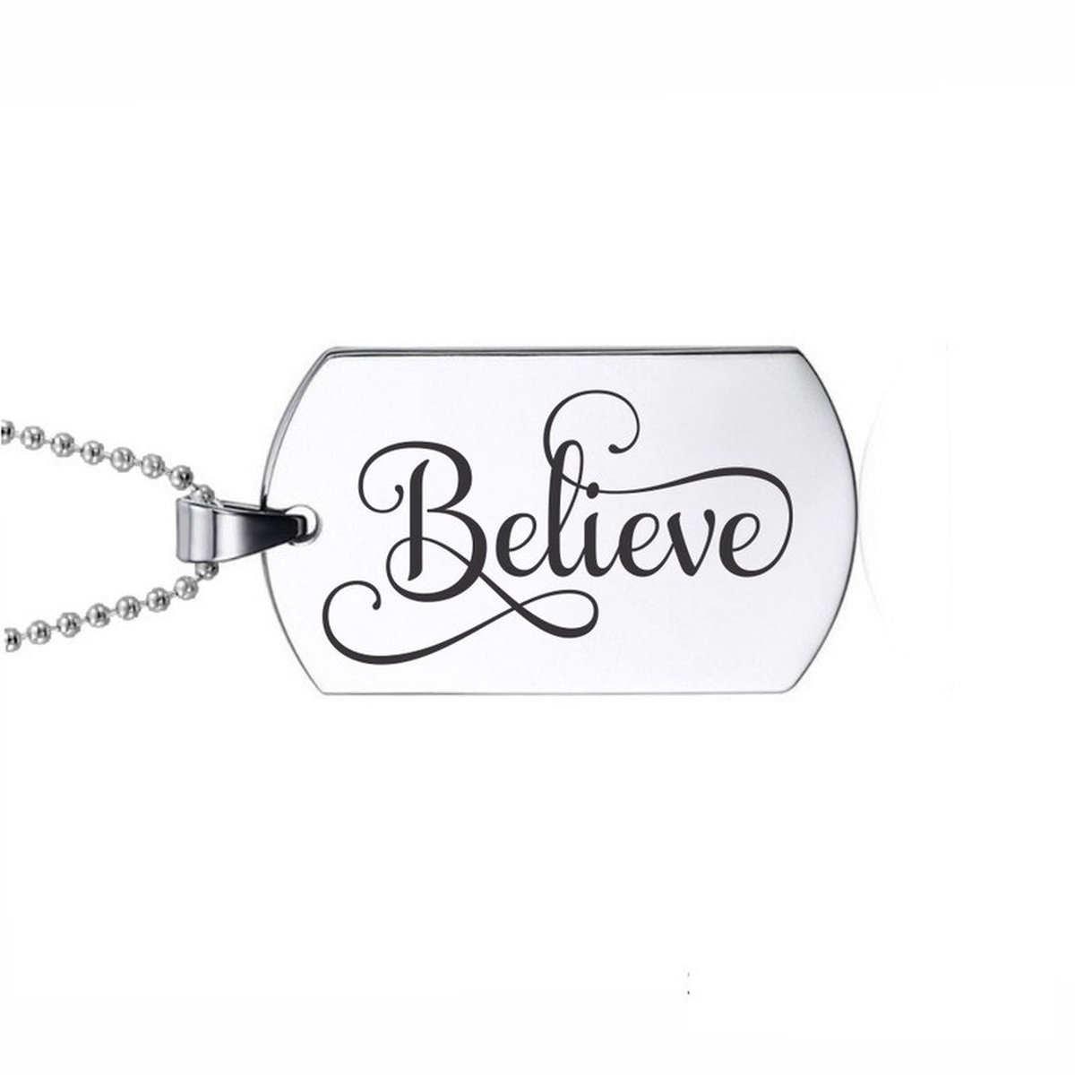 Ketting RVS - Believe