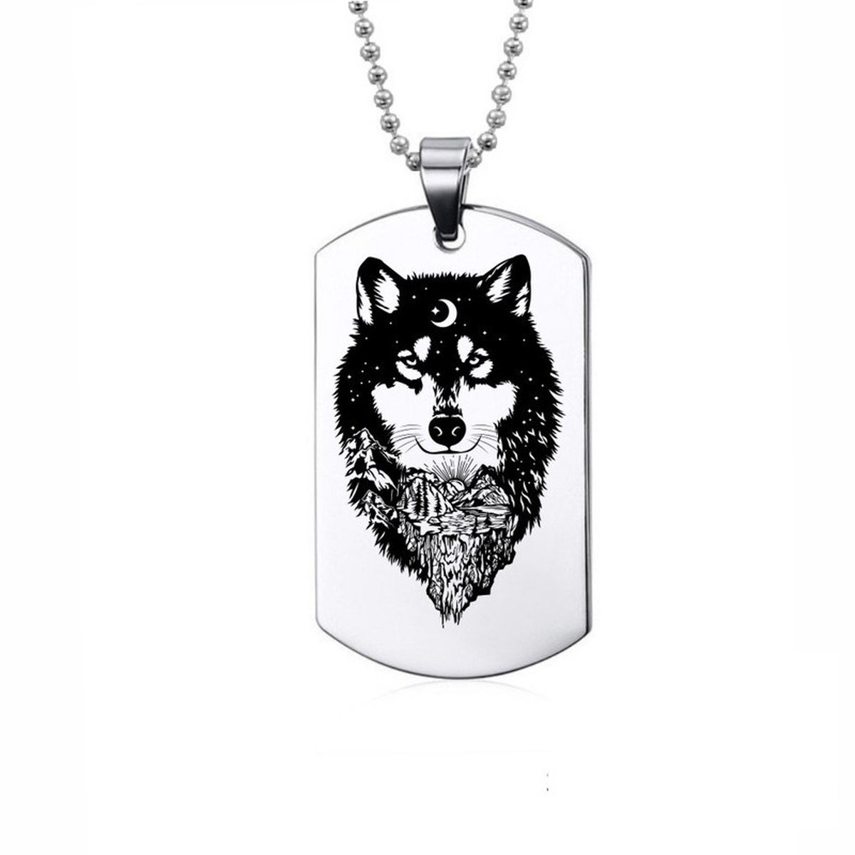 Ketting RVS - Wolf