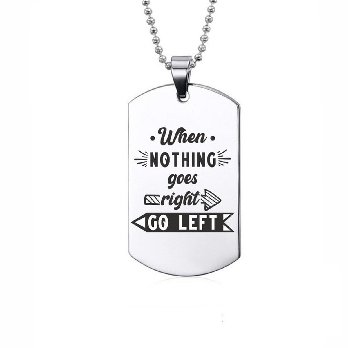 Ketting RVS - When Nothing Goes Right