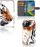 Hoesje met Tekst Geschikt voor iPhone 14 Telefoon Hoesje Tiger