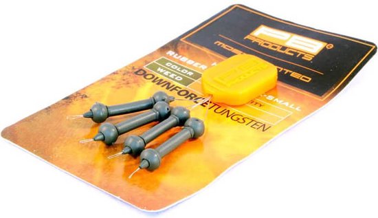 PB Products - Downforce Tungsten - Heli-Chod Rubber & Beads - Silt (X-Small) - LB products