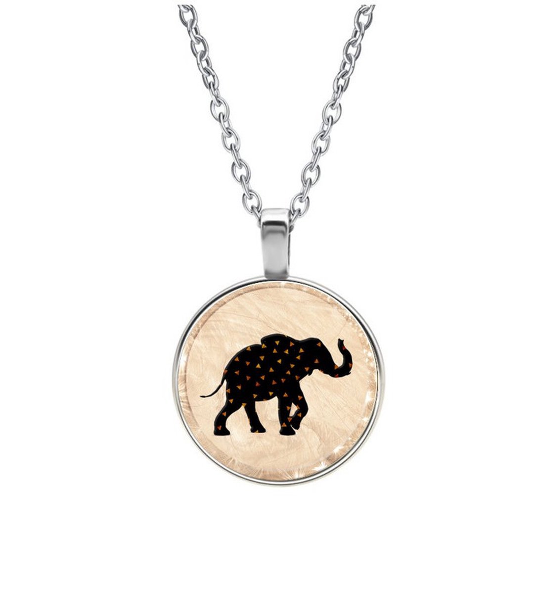 Ketting Glas - Olifant