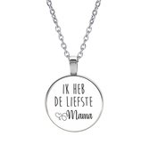 Ketting Glas -  Ik Heb De Liefste Mama