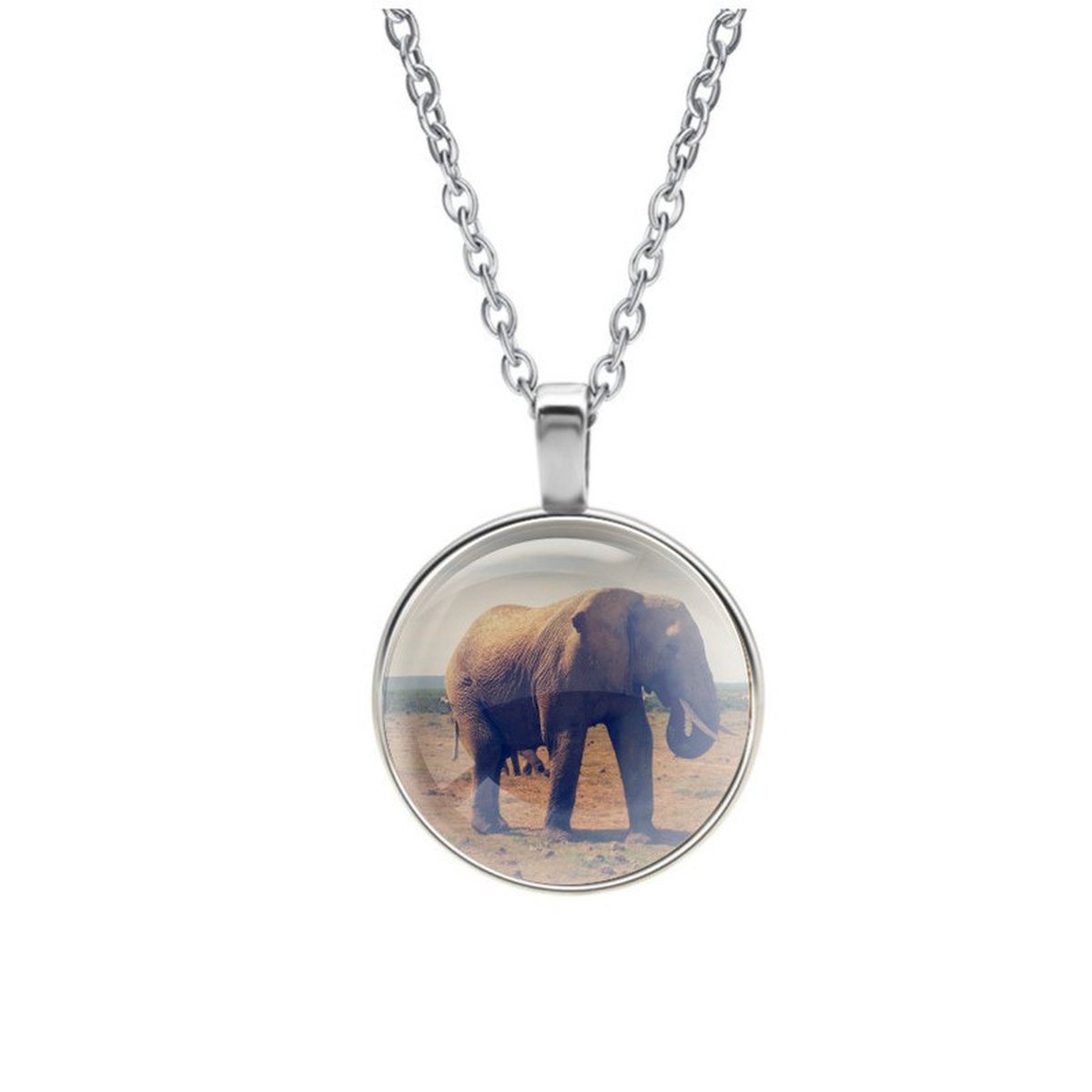 Ketting Glas - Olifant