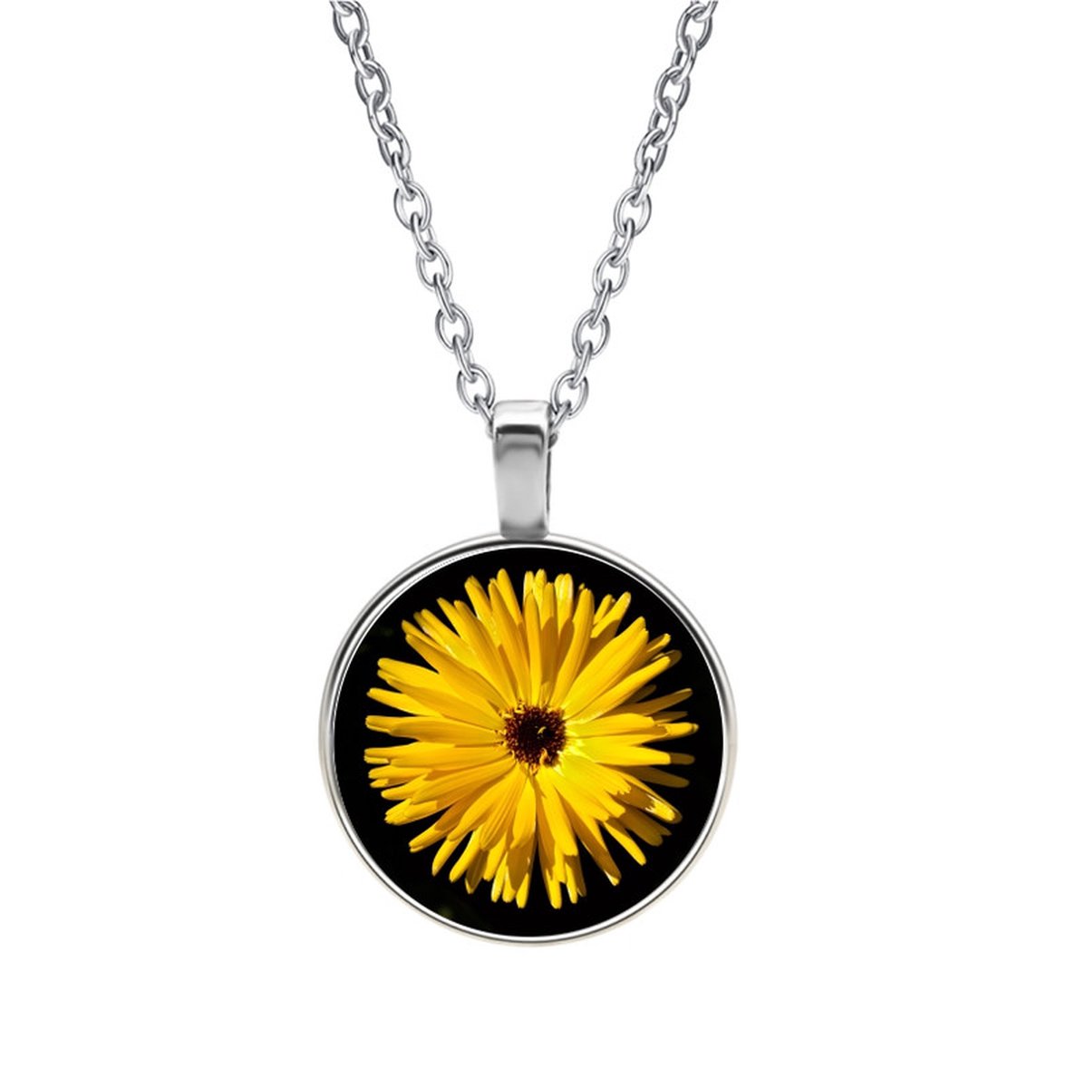 Ketting Glas - Bloem