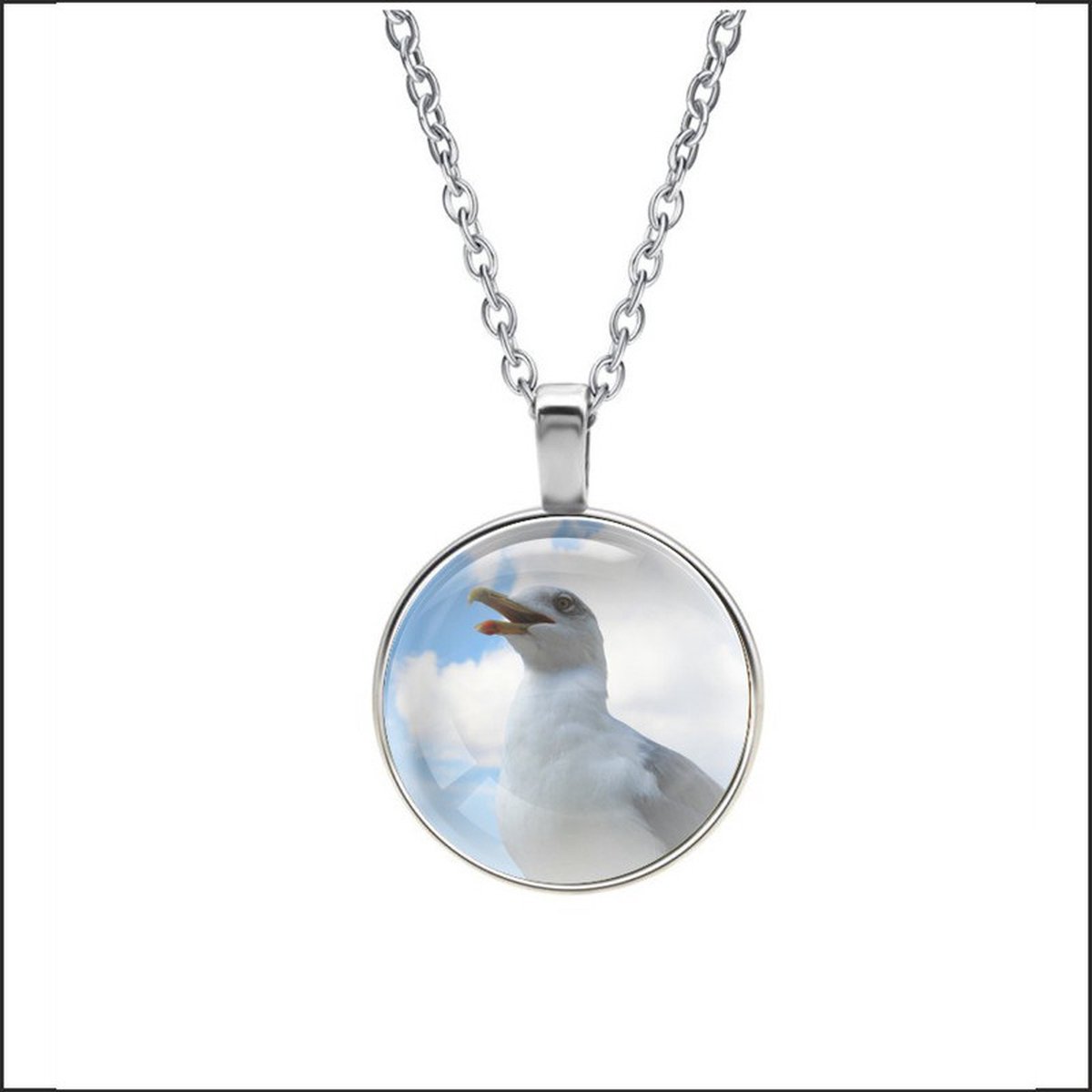 Ketting Glas - Meeuw