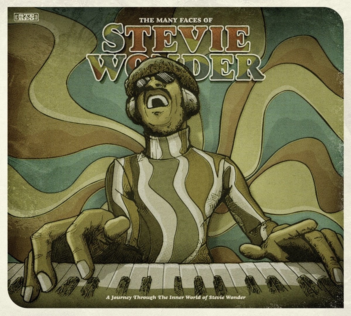 Stevie.=V/A= Wonder - The Many Faces Of Stevie Wonder (Ltd. Brown/Yellow Marbled Vinyl) (CD)