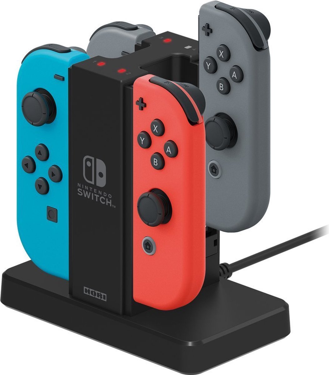 film Rechtmatig Schande Hori Nintendo Switch Controller Oplaadstation - Official Licensed | bol.com