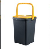 Ecoplus 50 liter afvalemmer geel - afvalscheidingsbak - sorteerbak - afvalbak