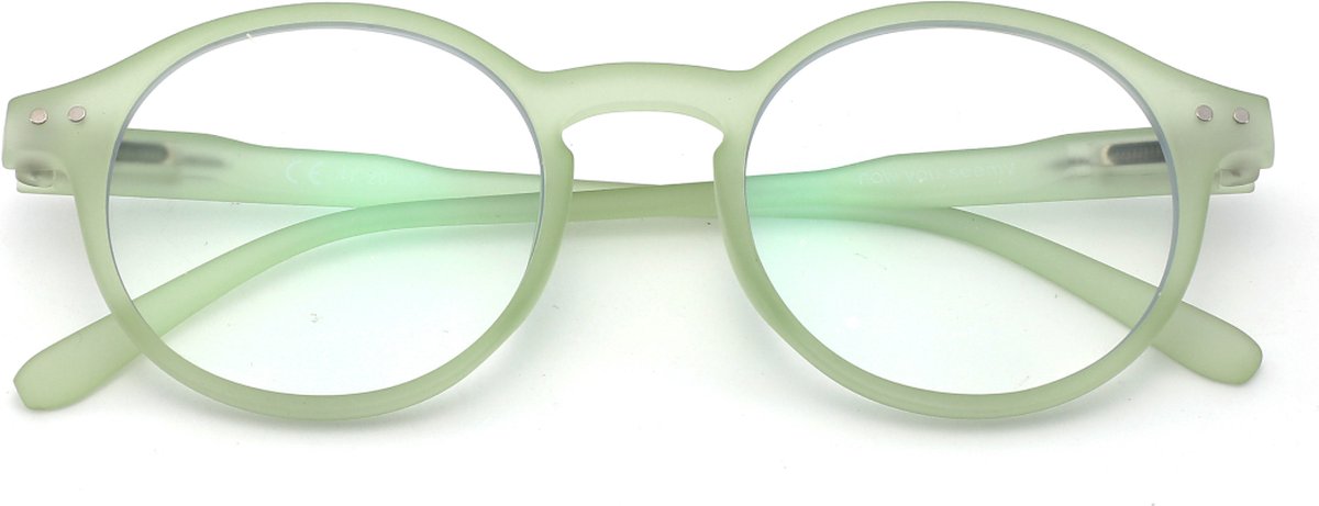 Seemy Computerbril - Classic - Blauw Licht Filter Bril - Laurel Green