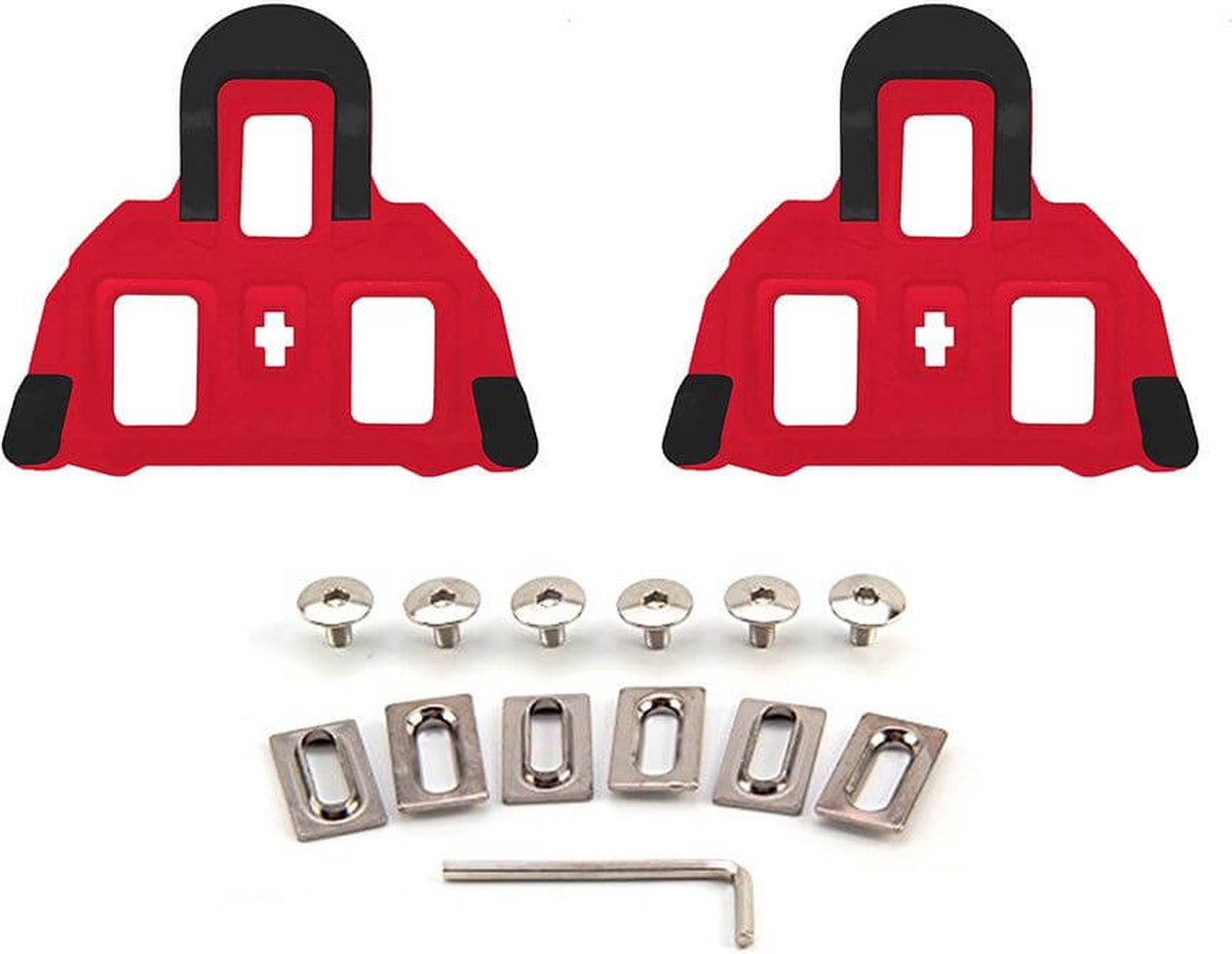FLR schoenplaatje cleat R0 SPD-SL rood