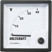 VOLTCRAFT AM-72x72/40V Analoog inbouwmeetinstrument AM-72x72/40 V 40 V Draaispoel