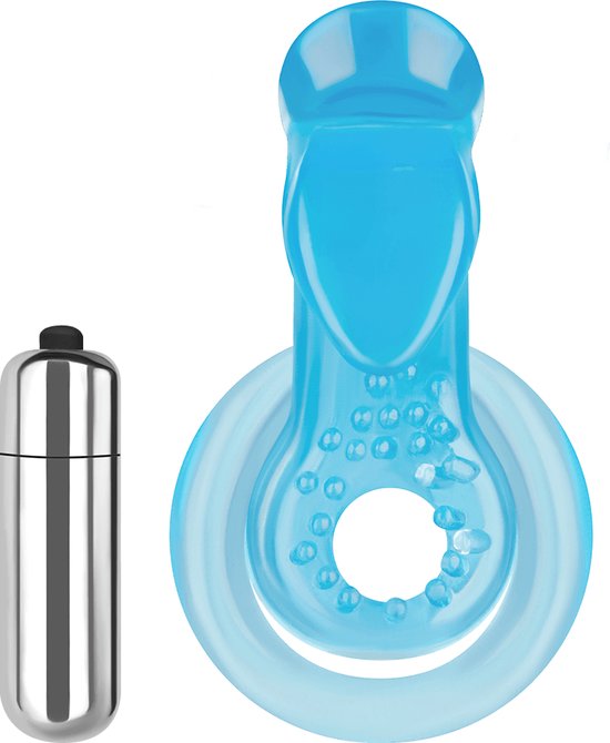 nimbus 2000 vibration EIS, penisring, zachte penisring incl. Vibro-Bullet, 1,5-4 cm, waterdicht,  inclusief
