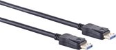 DisplayPort kabel - versie 2.0 (8K 60Hz) / zwart - 0,50 meter