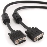 Premium VGA monitor kabel met ferriet kernen - CU koper aders / zwart - 7 meter