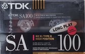 TDK SA100 Type II High Position Long play compatible Cassettebandje