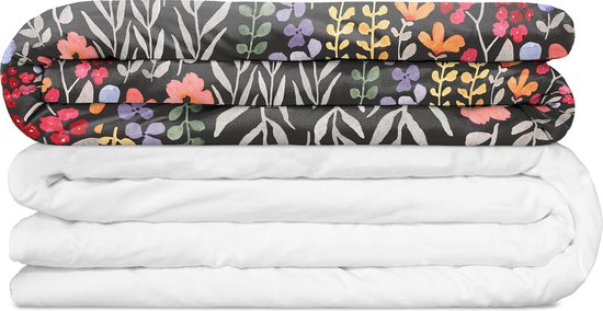 Polar Night verzwaringsdeken voor volwassenen - Zware deken met glasparels, microvezel, Oeko-TEX® 100 Standaard - Ademend, hypoallergeen, incl. afdeklussen 155 x 220 cm, 13kg