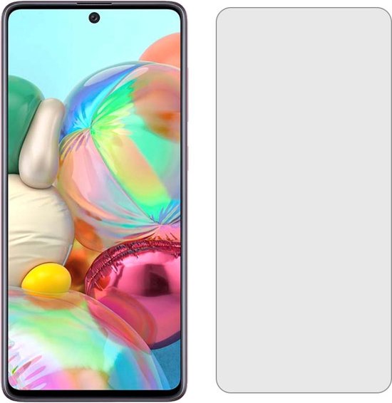 Smartphonica Samsung Galaxy A71 screenprotector van glas geschikt voor Samsung Galaxy A71